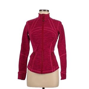 LuLulemon Define Jacket size 4. Diamond Berry Rumble Magenta Pink Rulu no tag